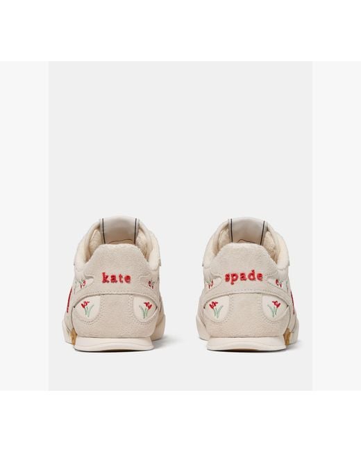 Kate Spade White Ks Drift Sneaker