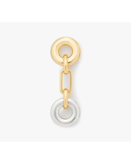 Kate Spade Metallic Interlock Linear Earrings