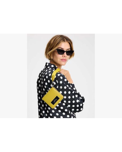 Kate Spade Yellow Label Tasche Mit Handschlaufe, Klein, Kompakt, Gewebt