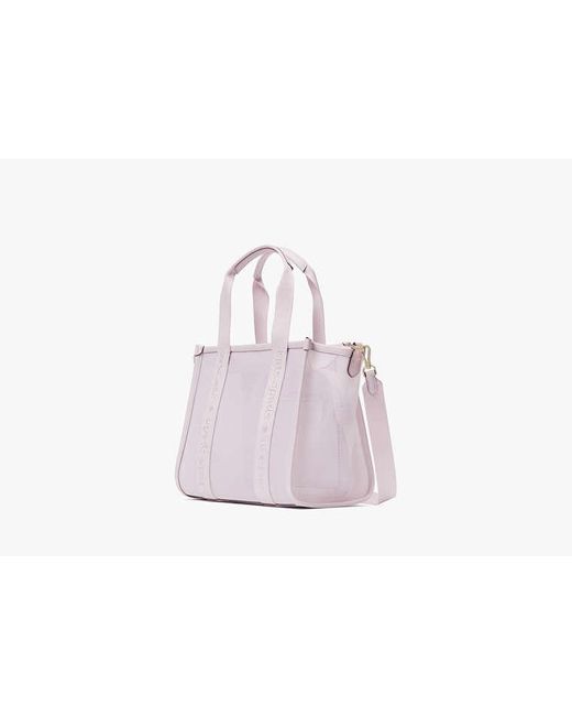 Kate Spade Purple Kip Tote Bag Aus Netzstoff, Klein