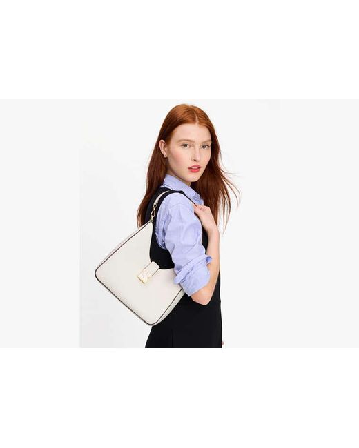 Kate Spade White Dakota Hobo Bag