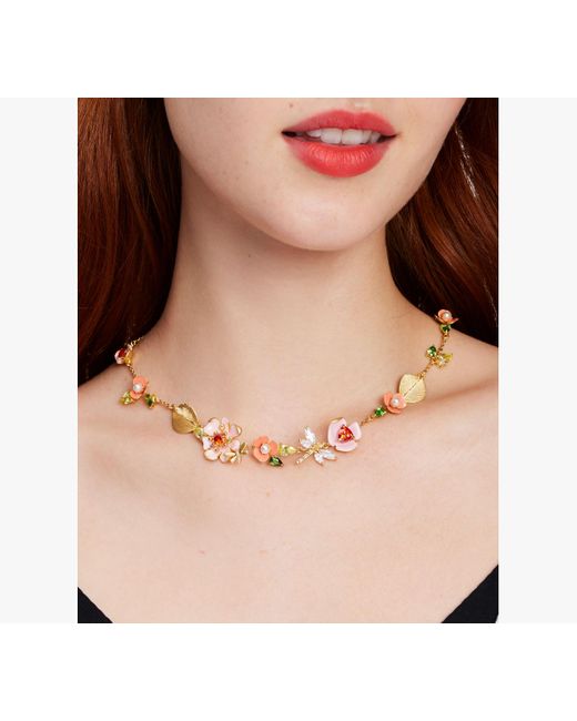 Kate Spade Natural Bloom In Color Scatter Necklace