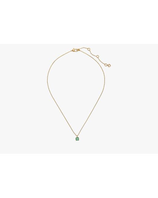 Kate Spade Metallic Little Luxuries 6mm Square Pendant