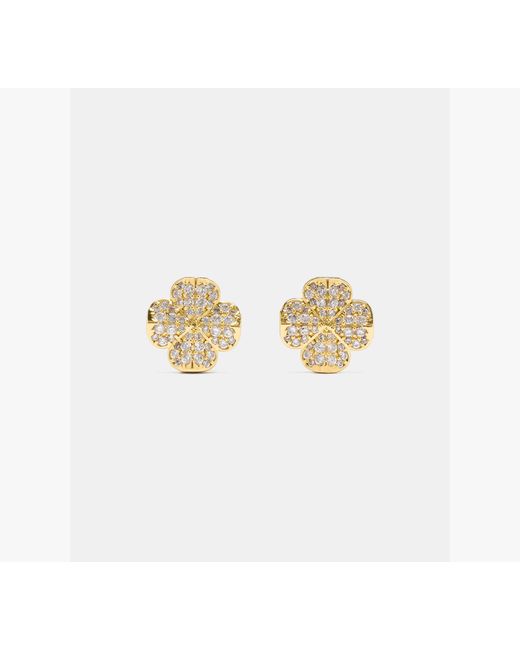 Kate Spade White Flower Pave Studs