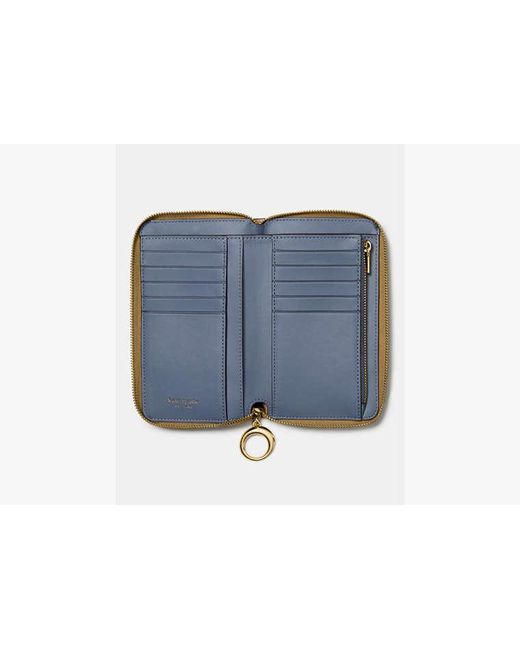 Kate Spade Natural Halo Glazed Zip Around Wallet