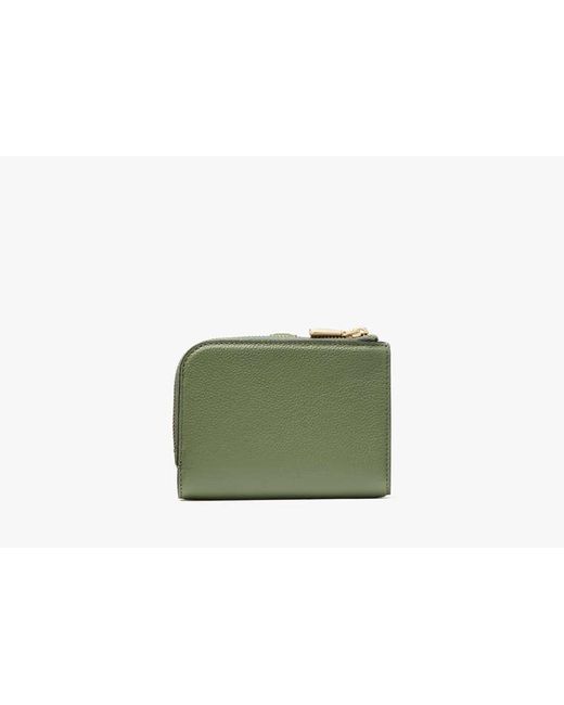 Kate Spade Green Deco Small Compact Wallet