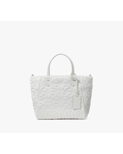 Kate Spade White Tilly Quilted Small Tote Bag
