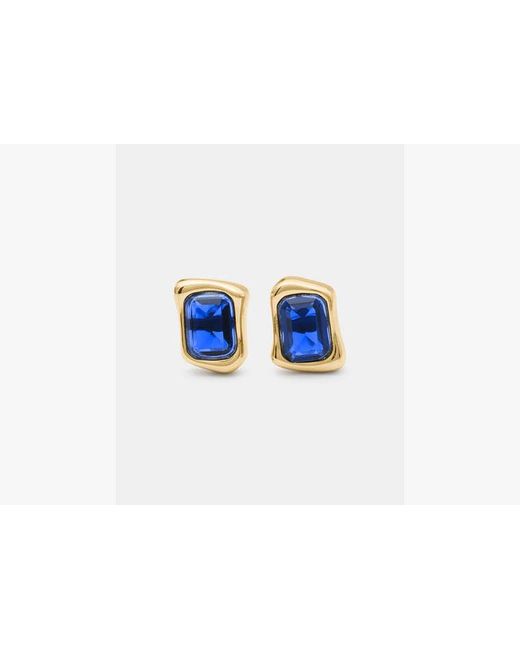 Kate Spade Blue Molten Glass Studs