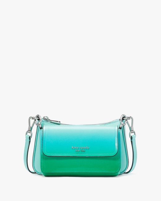 Kate Spade Blue Double Up Ombre Crossbody