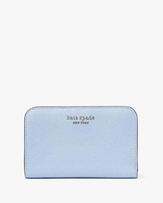 Kate Spade Blue Morgan Compact Wallet