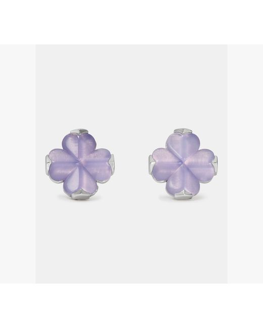 Kate Spade Purple Flower Studs