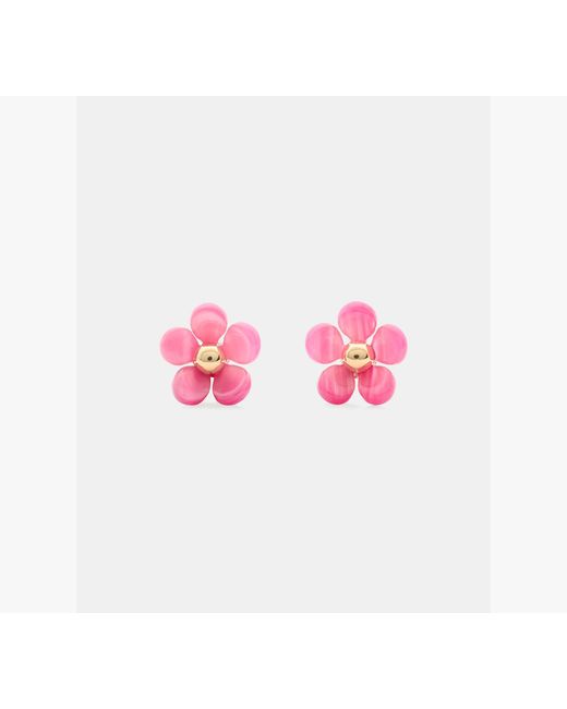 Kate Spade Pink Summer Daze Flower Studs