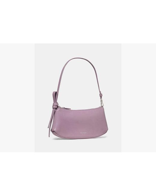 Kate Spade Purple Kate Spade Loop Glazed Pochette Bag