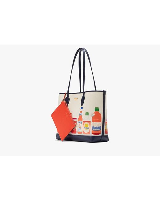 Kate Spade White Bleecker Spice It Up Tote Bag