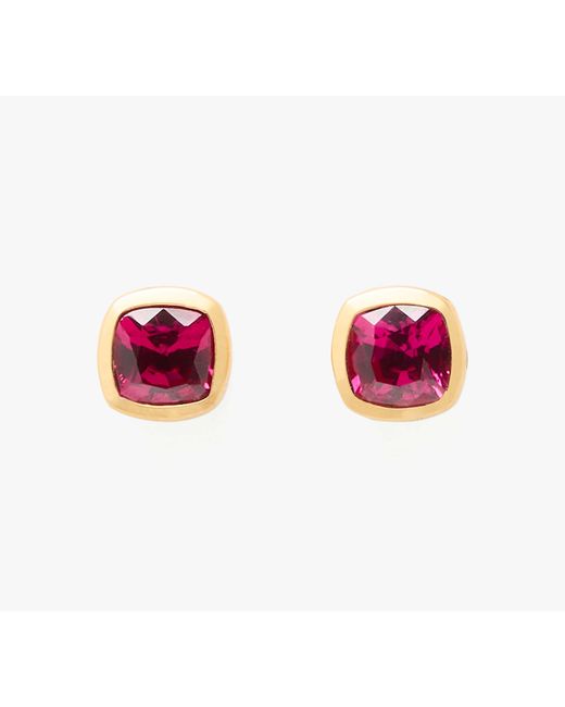 Kate Spade Pink Kate Spade Fine Time To Shine Gem Studs