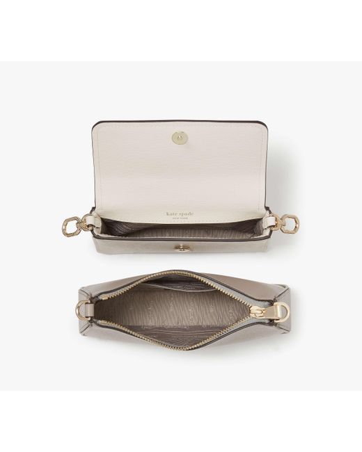 Kate Spade Natural Double Up Colorblocked Crossbody