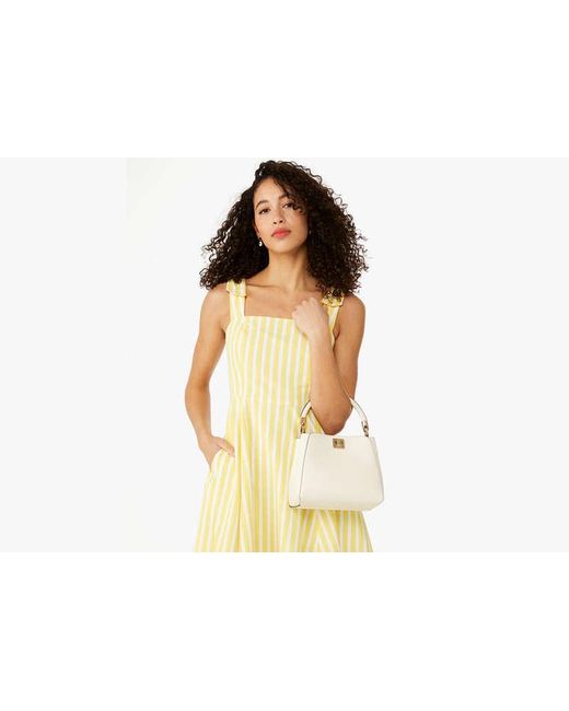 Kate Spade White Phoebe Satchel Mit Tragegriff