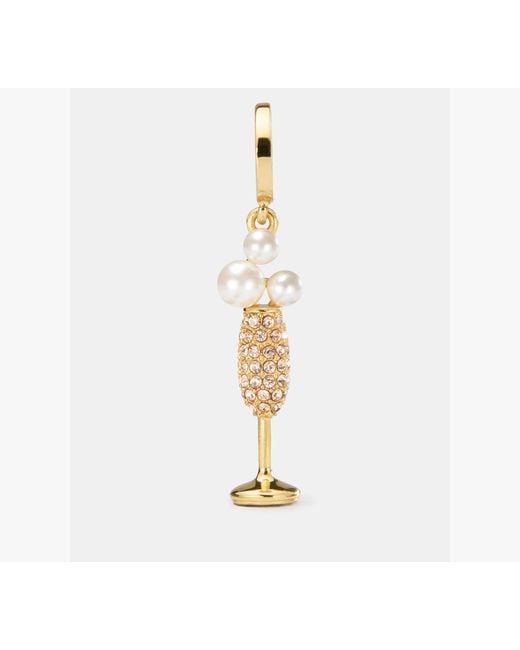 Kate Spade White One In A Million Champagne Charm