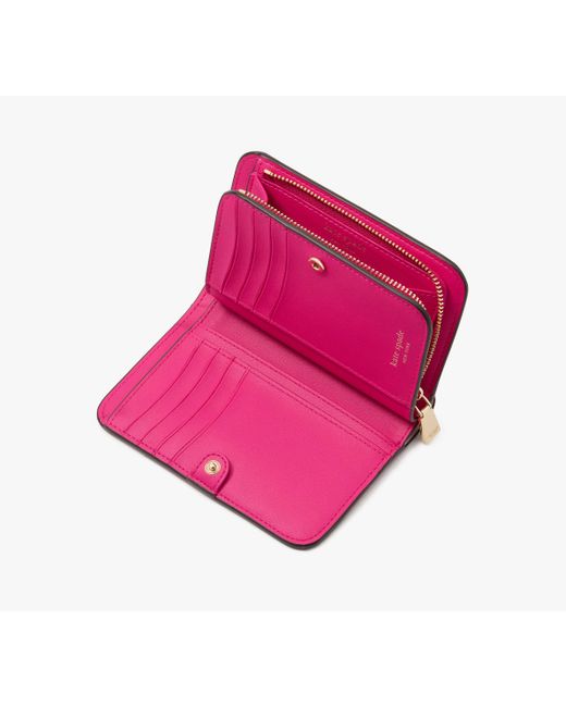 Kate Spade Pink Morgan Ombre Compact Wallet