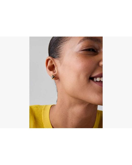 Kate Spade White Summer Daze Bee Studs