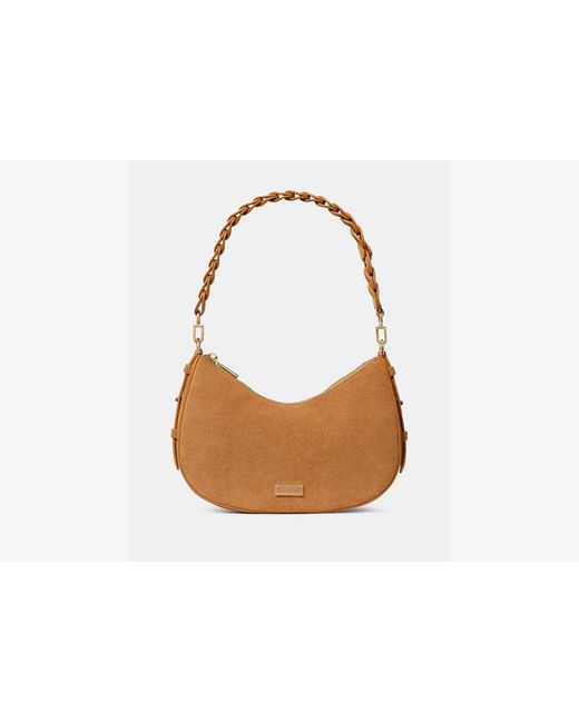 Kate Spade Brown Kate Spade Liv Suede Convertible Shoulder Bag