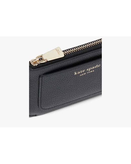 Kate Spade Black Ava Coin Card Case Wristlet