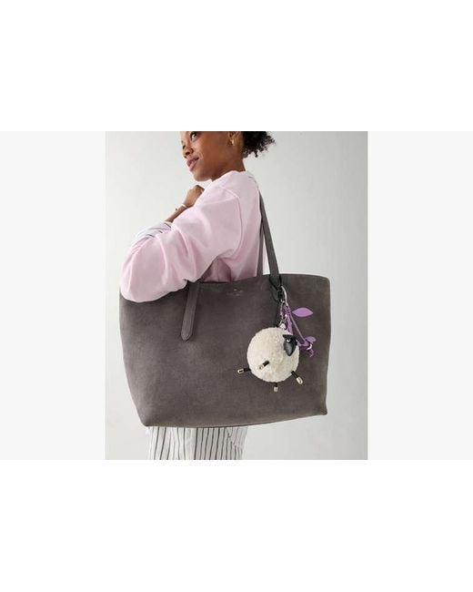 Kate Spade White Sheep Bag Charm