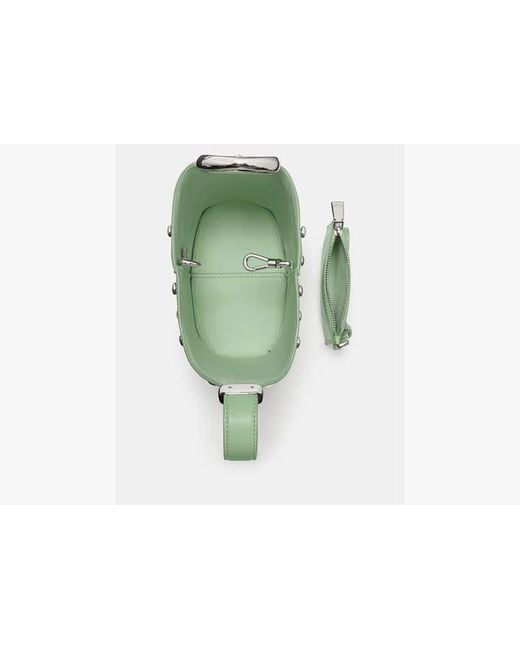 Kate Spade Green Halo Studded Mini Bucket Bag