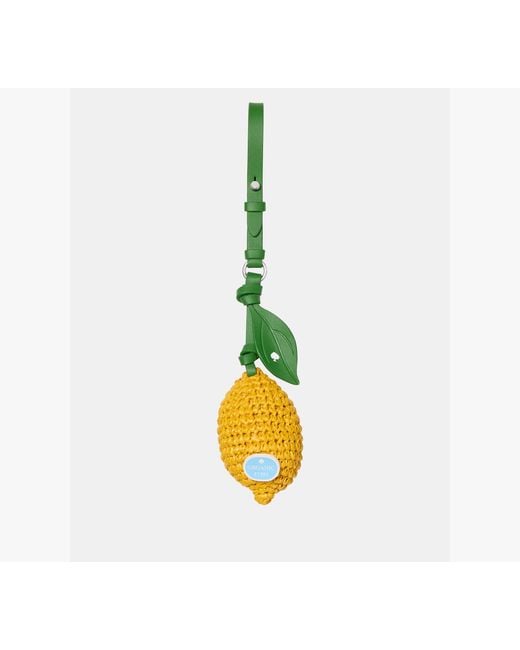 Kate Spade Multicolor Charmed Lemon Crochet Bag Charm