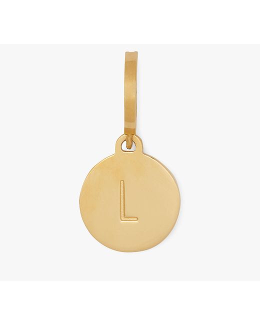 Kate Spade Metallic Initial Mini Charm