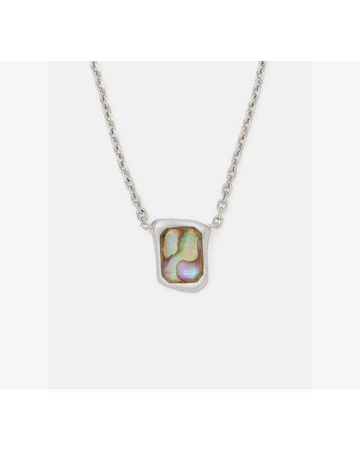 Kate Spade White Molten Glass Pendant