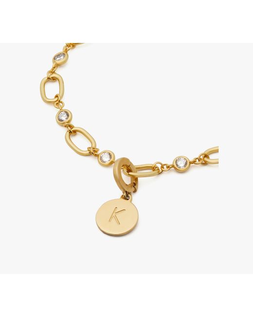 Kate Spade Natural One In A Million Chain & Crystal Line Bracelet