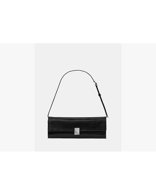 Kate Spade Gray Deco Glazed Soft Mini Shoulder