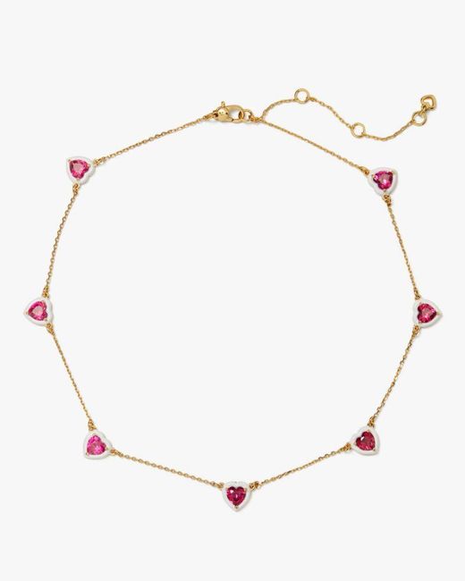 Kate Spade Natural Sweetheart Station Necklace