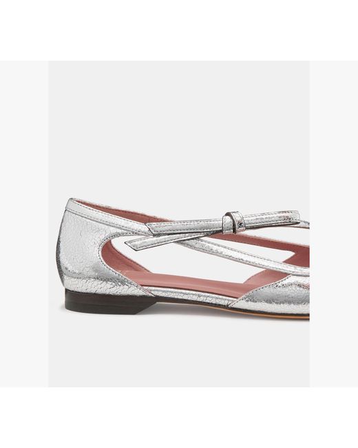 Kate Spade White Loop Flat