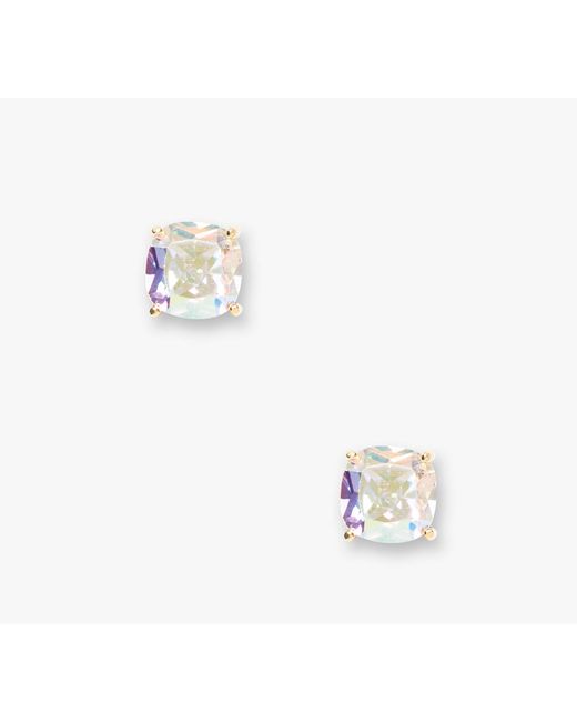 Kate Spade White Kate Spade Earrings Mini Small Square Studs