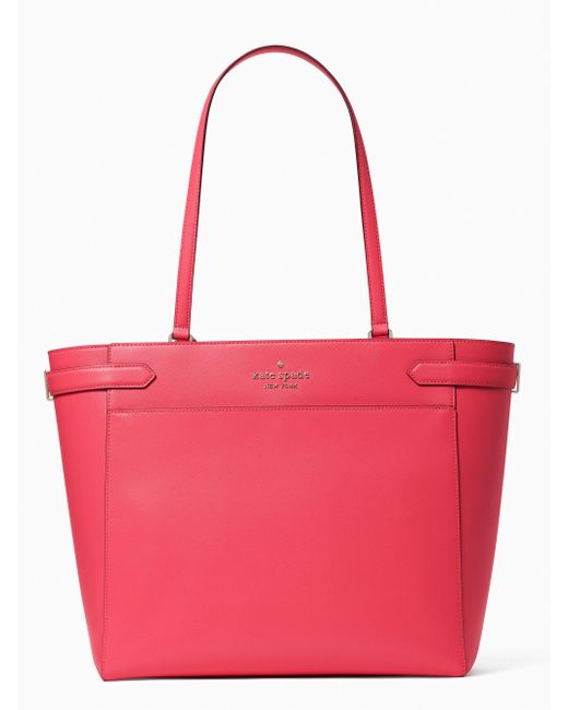 Kate Spade Staci Laptop Tote in Pink - Lyst