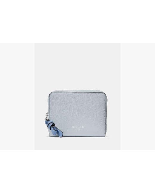 Kate Spade White Loop Zip Around Wallet