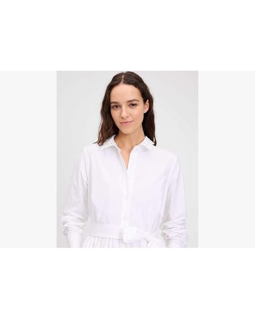Kate Spade Black Daisy Eyelet Long Sleeve Shirt Dress