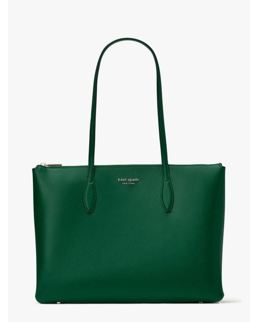 Kate Spade Green All Day Large Zip-top Tote