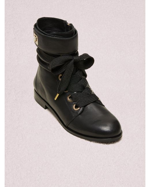 kate spade black boots