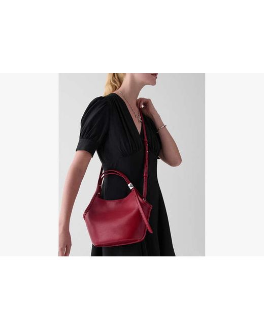 Kate Spade Red Deco Small Tulip Tote Bag