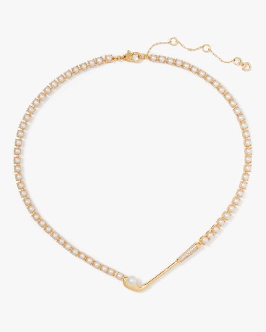 Kate Spade Natural Hole In One Club Tennis Necklace
