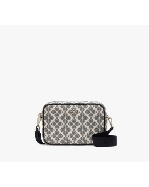 Kate Spade Gray Kate Spade Spade Flower Camera Bag