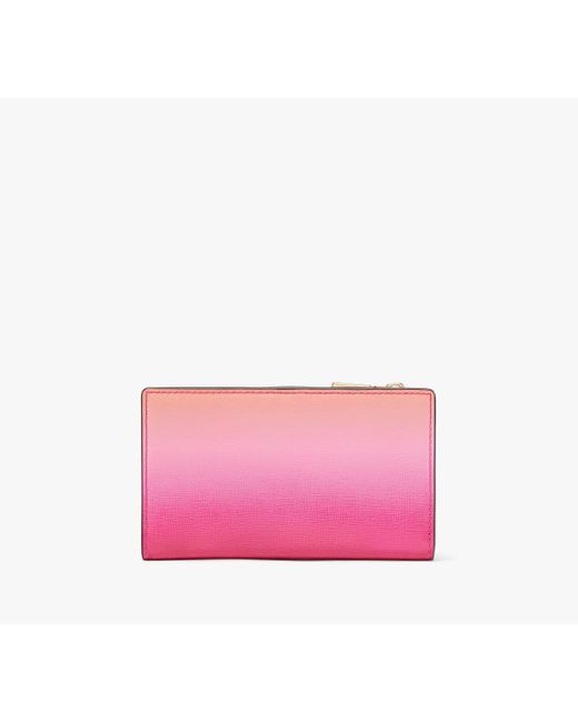 Kate Spade Pink Morgan Ombre Small Slim Bifold Wallet
