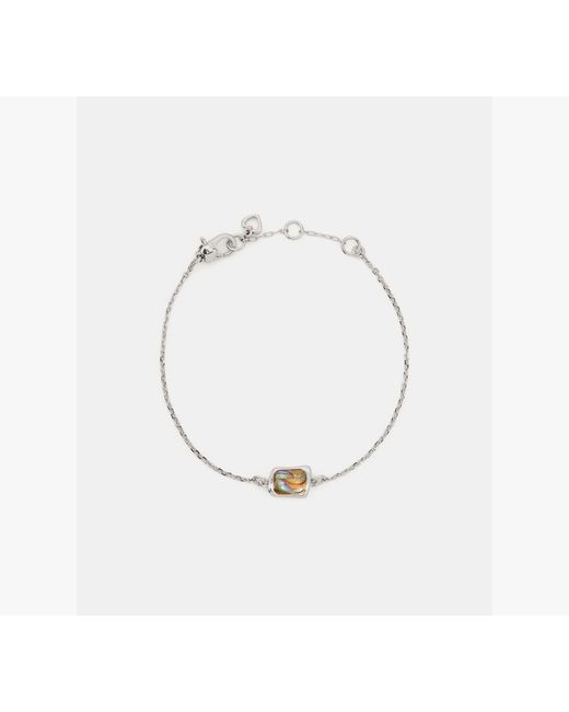 Kate Spade White Molten Glass Solitaire Bracelet