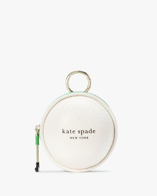 Kate Spade White Tee Time Coin Purse
