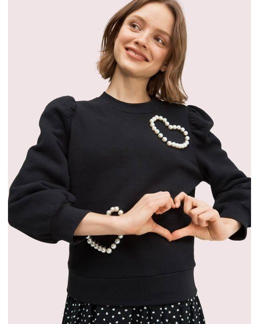 Kate spade store heart sweatshirt