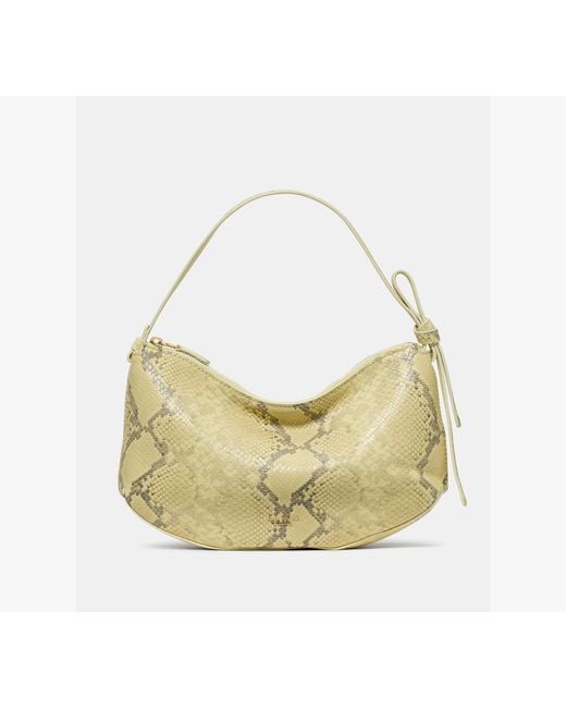 Kate Spade Metallic Loop Snake Embossed Shoulder Bag
