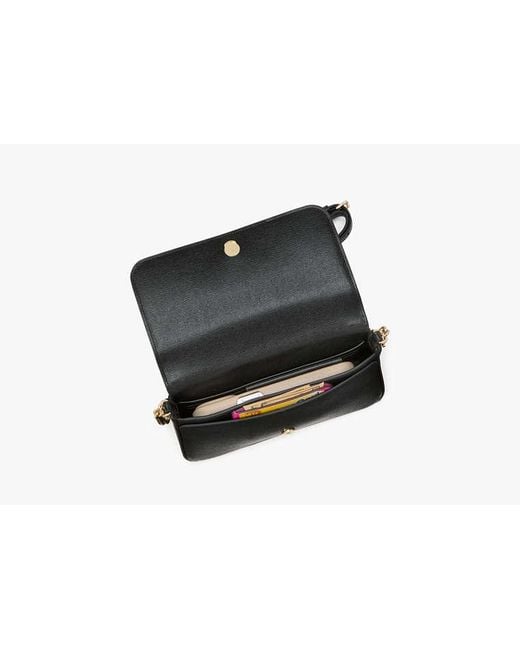Kate Spade Black Devin Flap Chain Wallet